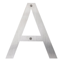 Husbokstav A Rostfritt stål 25 cm